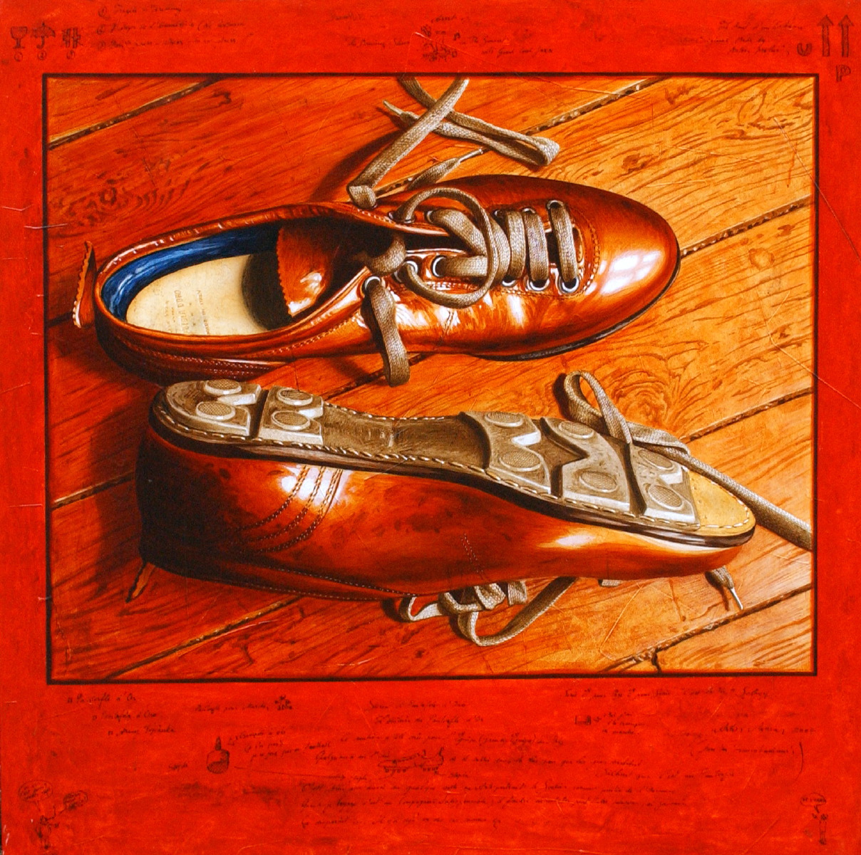 Pantoufle d'or 130x130