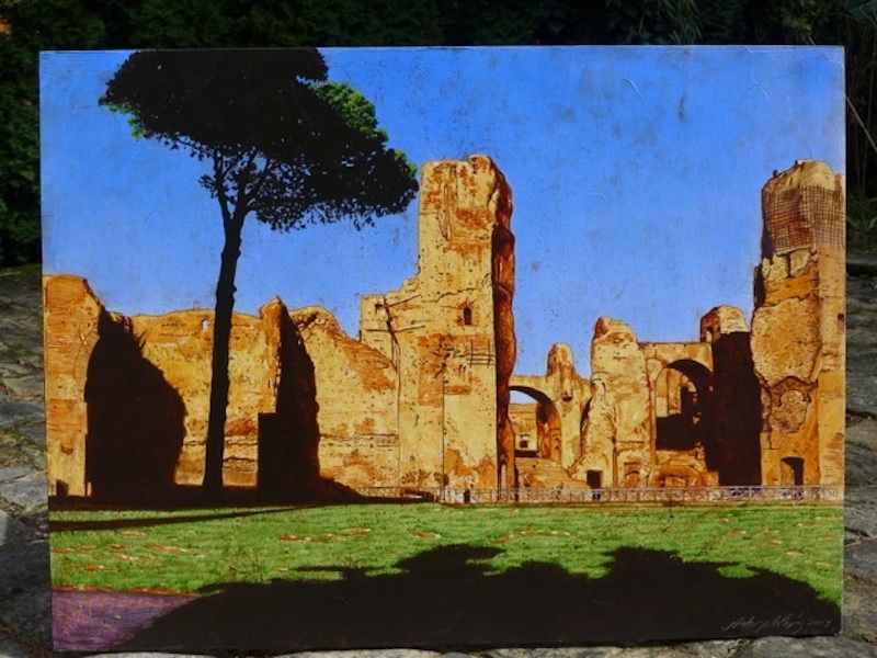 Les Thermes de Caracalla 130x97