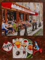 CafÃ© a Paris 146x114 cm