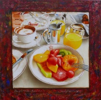 Breakfast Villa Massa (100x100 cm)