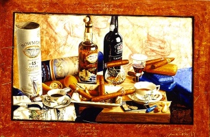 Whisky Bowmore - Cigar 146x 114 cm 2000