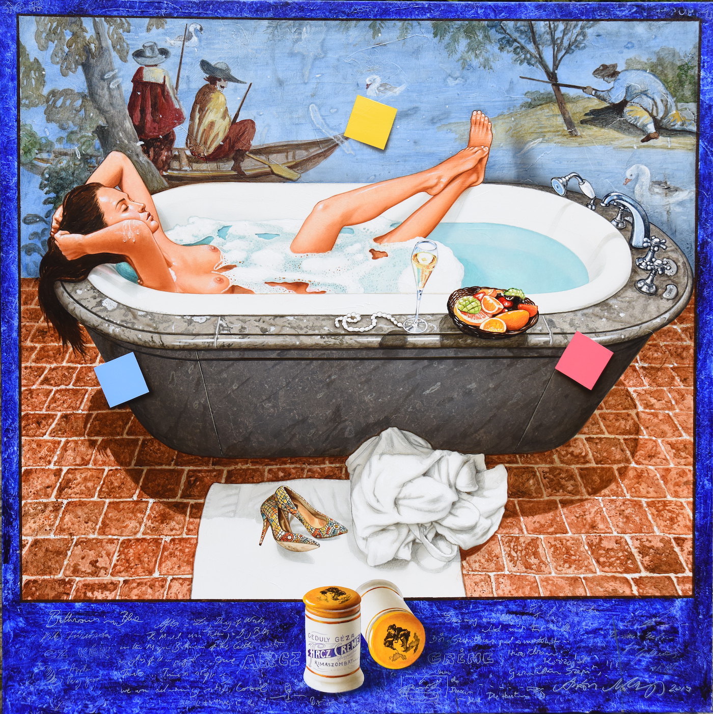 Bathroom in Blue 130x130 2019