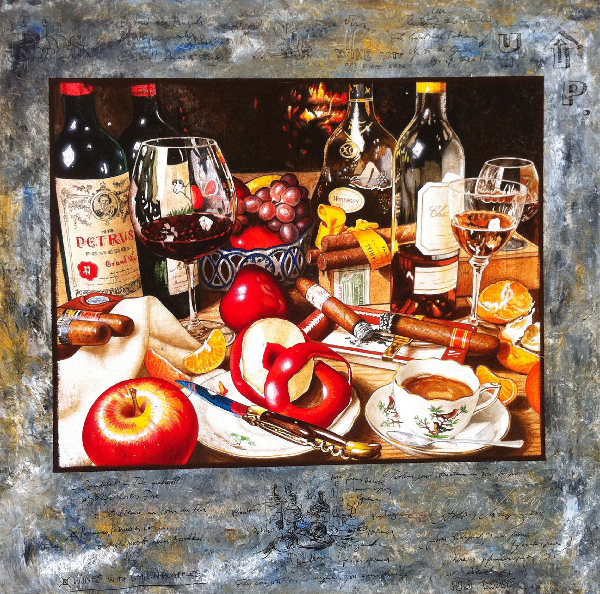 Petrus Ã  cÃ´tÃ© le feu 80X80  
