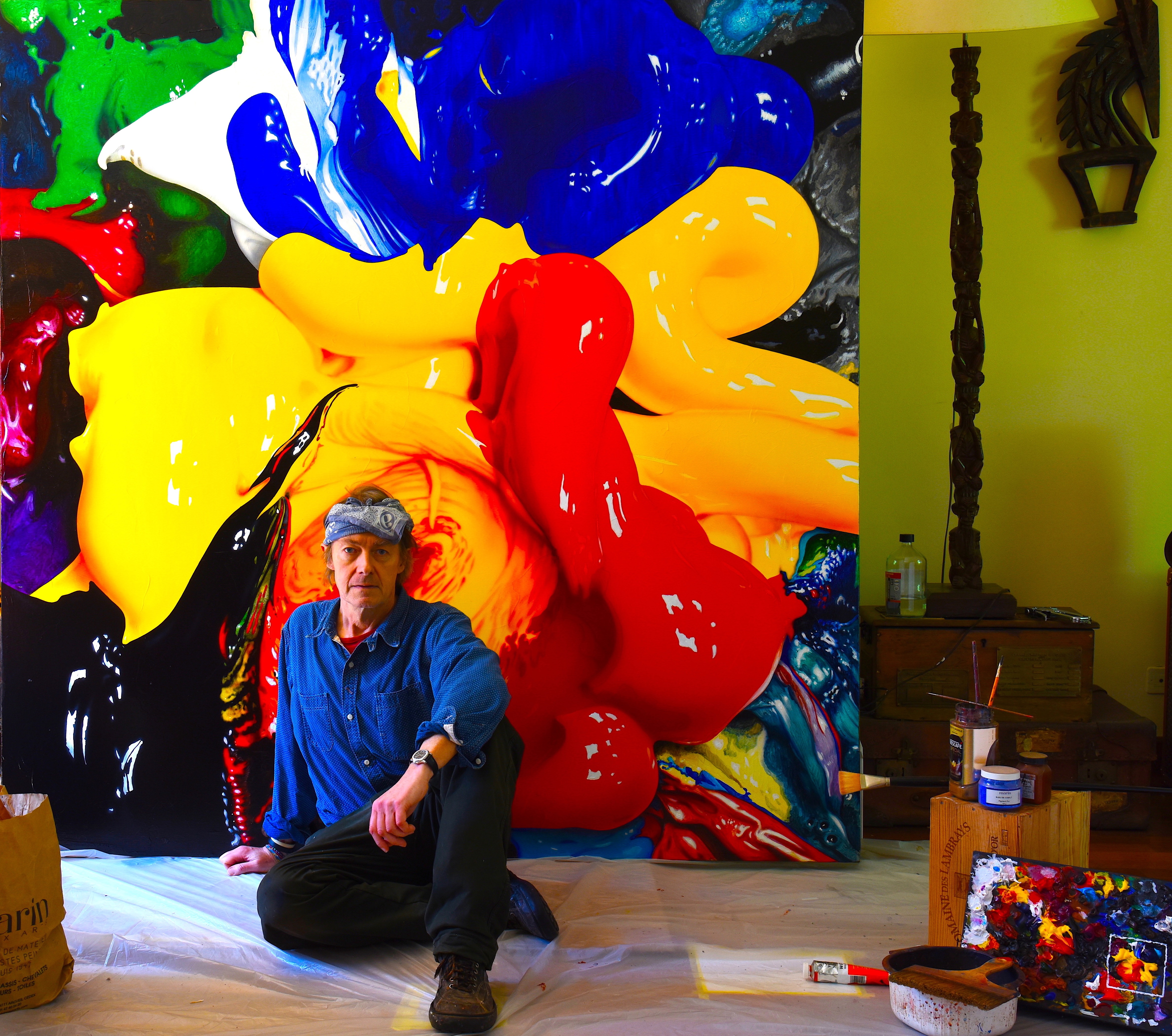 Absztraktrealizmus 200 x 200 cm